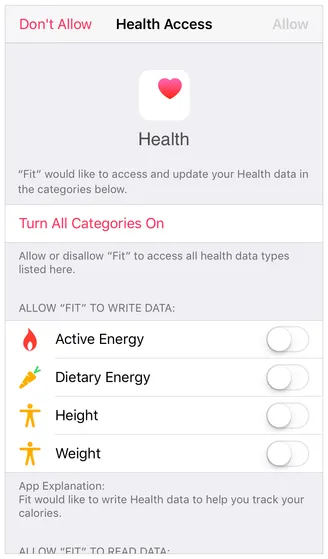 Using HealthKit